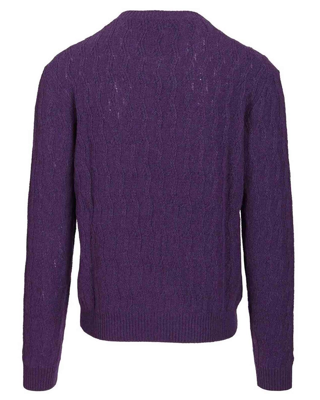 Etro Purple Cashmere Sweater for men