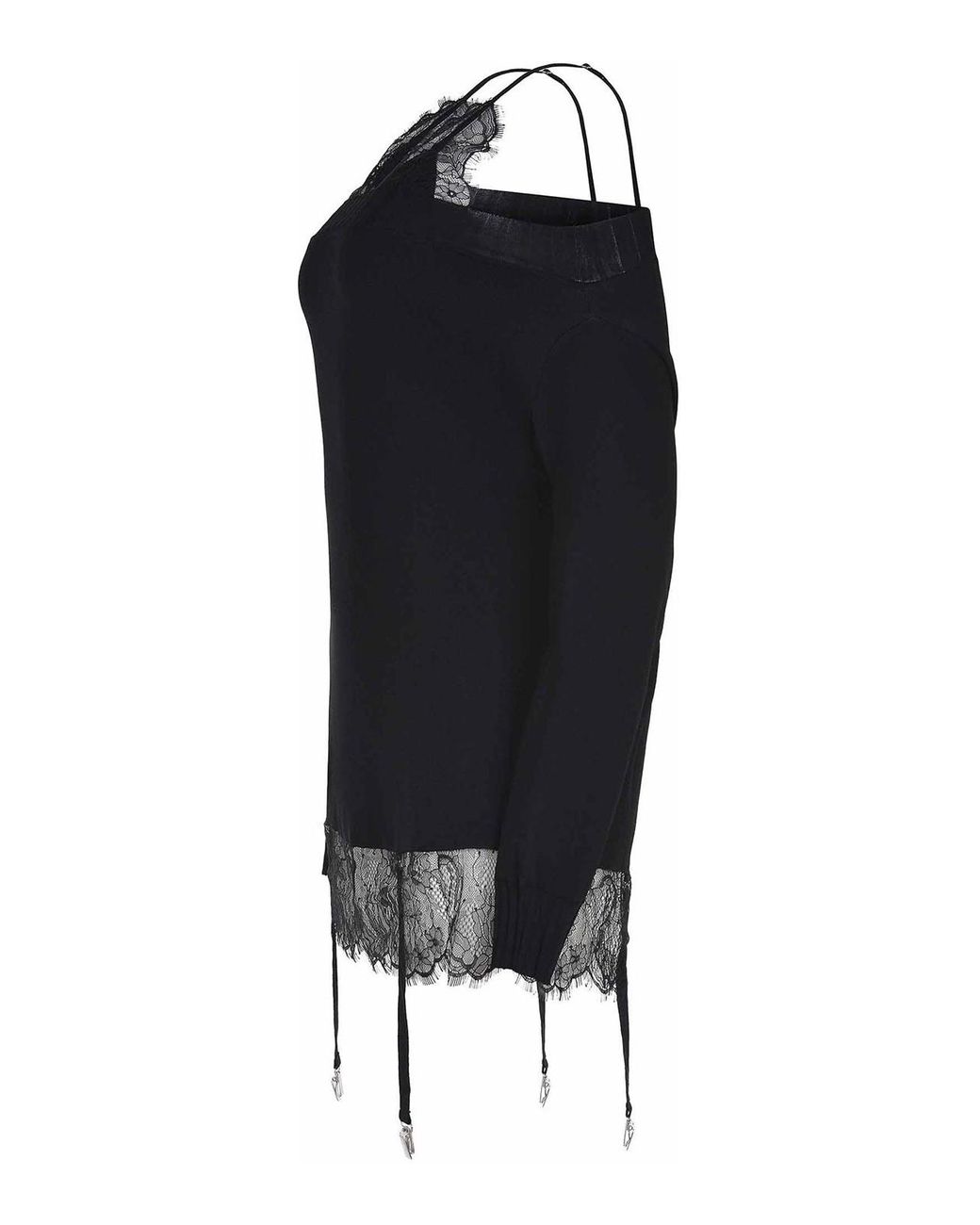GIUSEPPE DI MORABITO Black Dress Made Of Viscose