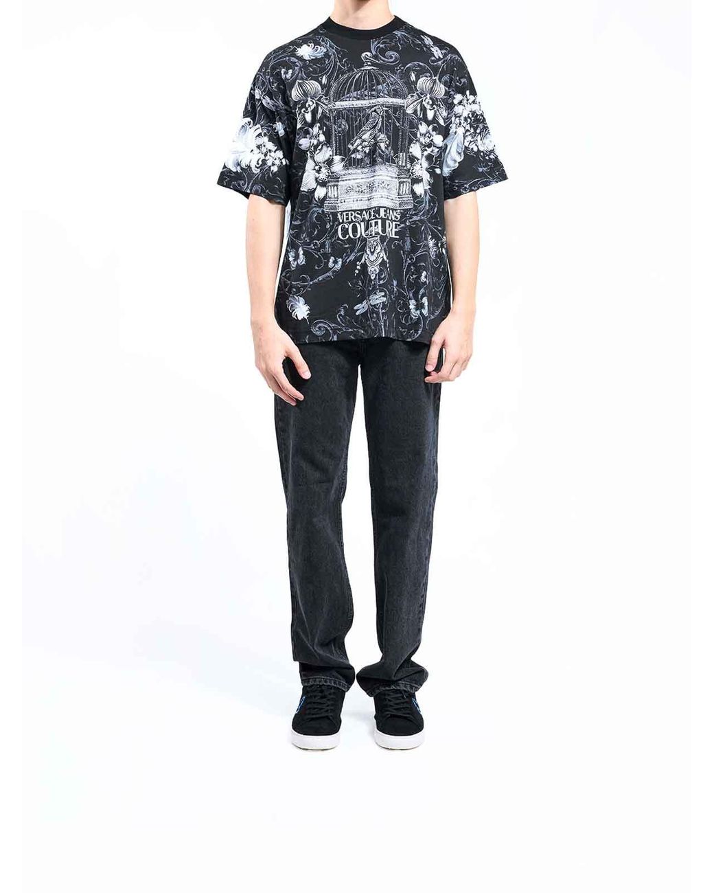 Versace Jeans Couture Blue Tshirt Cabinet De Couriosite for men