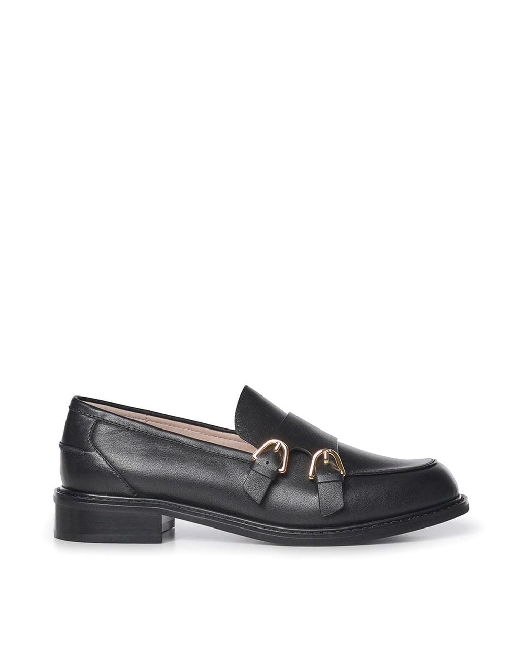 Coccinelle Gray Leather Loafers