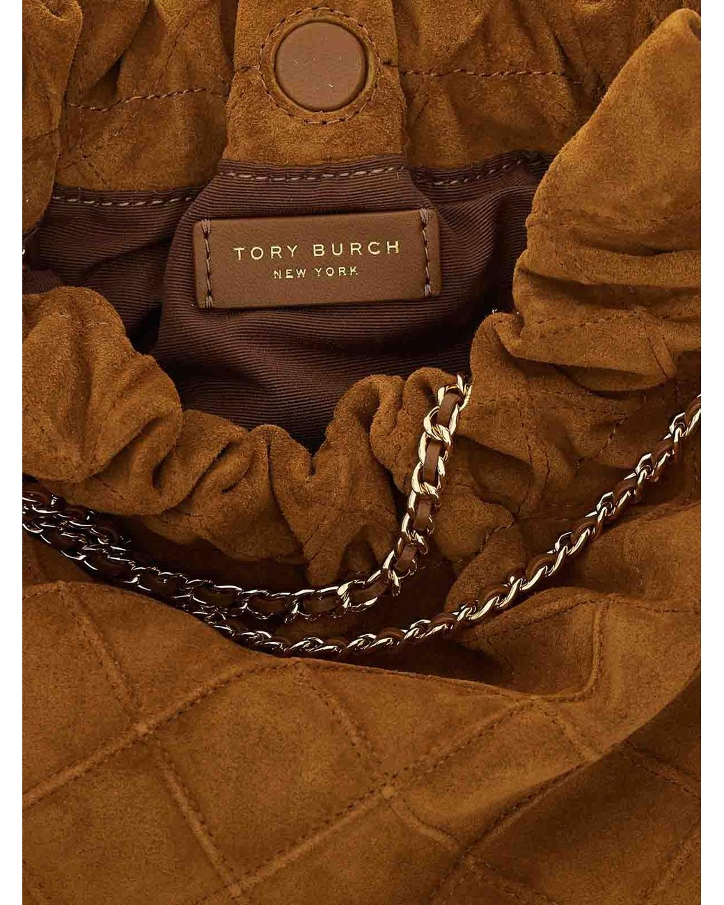 Tory Burch Brown Fleming Mini Handbag