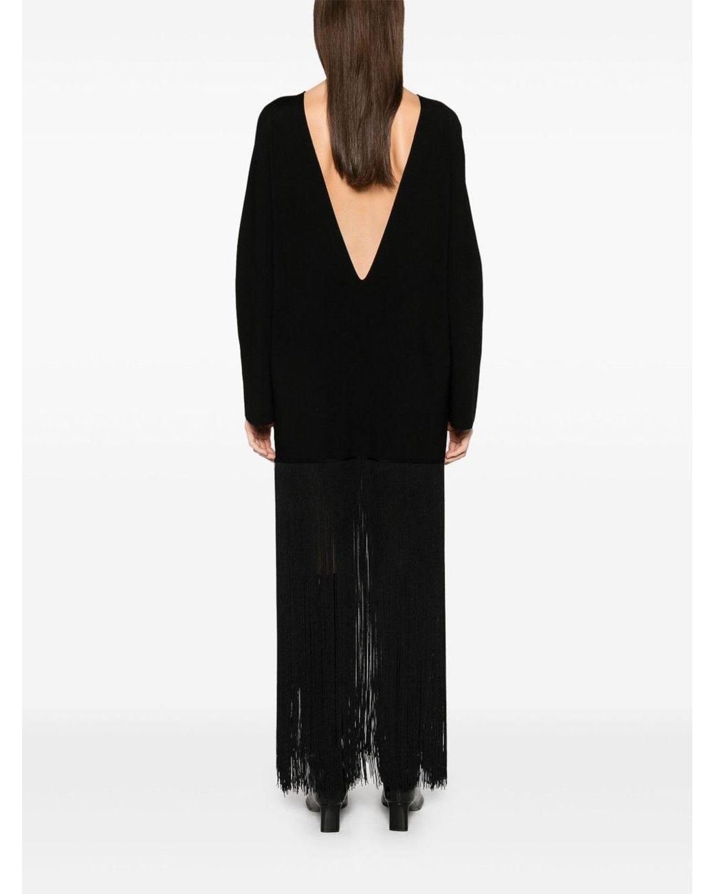 Pull Col Rond Khaite en coloris Black