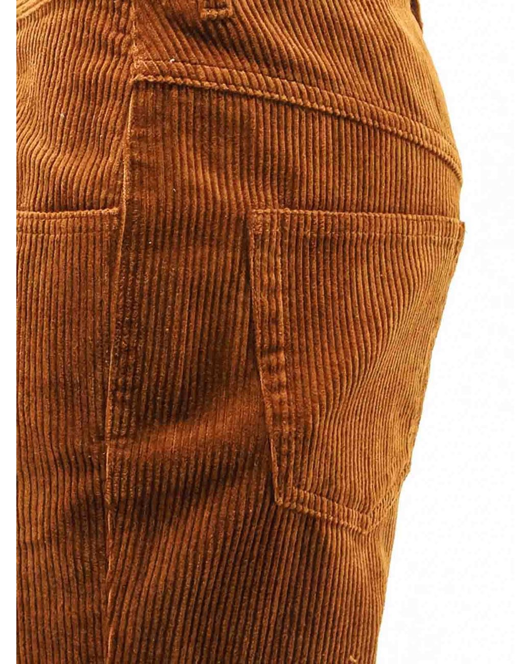 Isabel Marant Brown Ruthie Corduroy Trousers