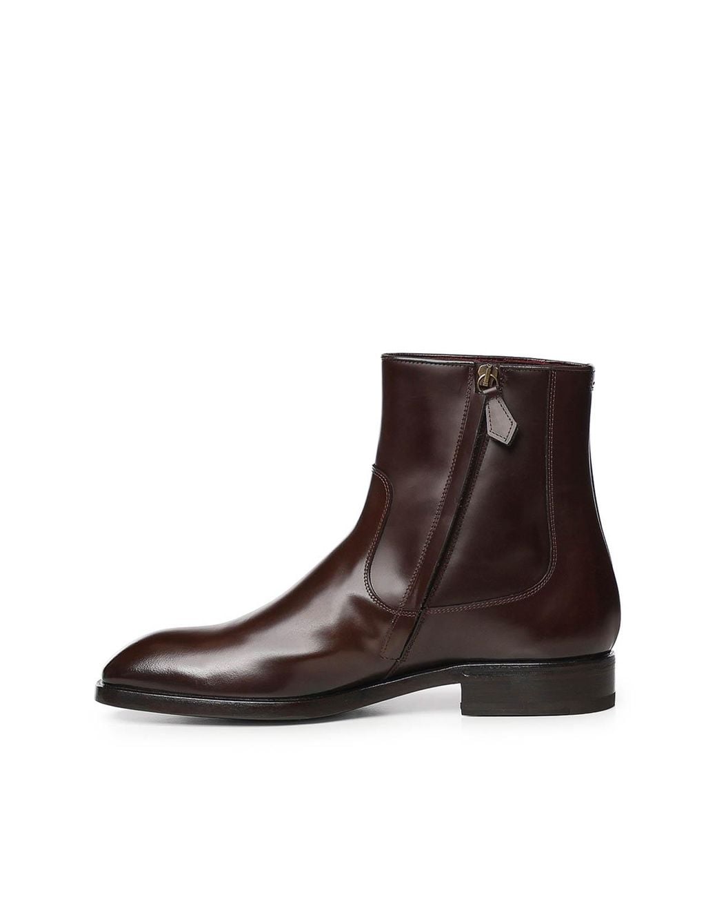 Lardini Brown Leather Ankle Boot for men