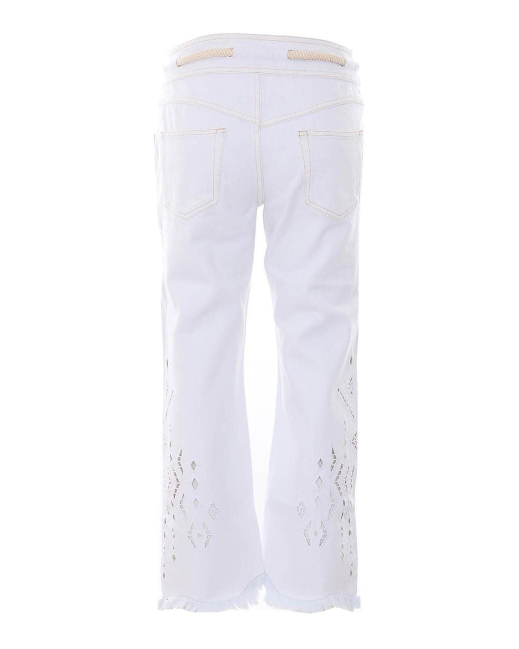 Isabel Marant White Alison Denim Jeans