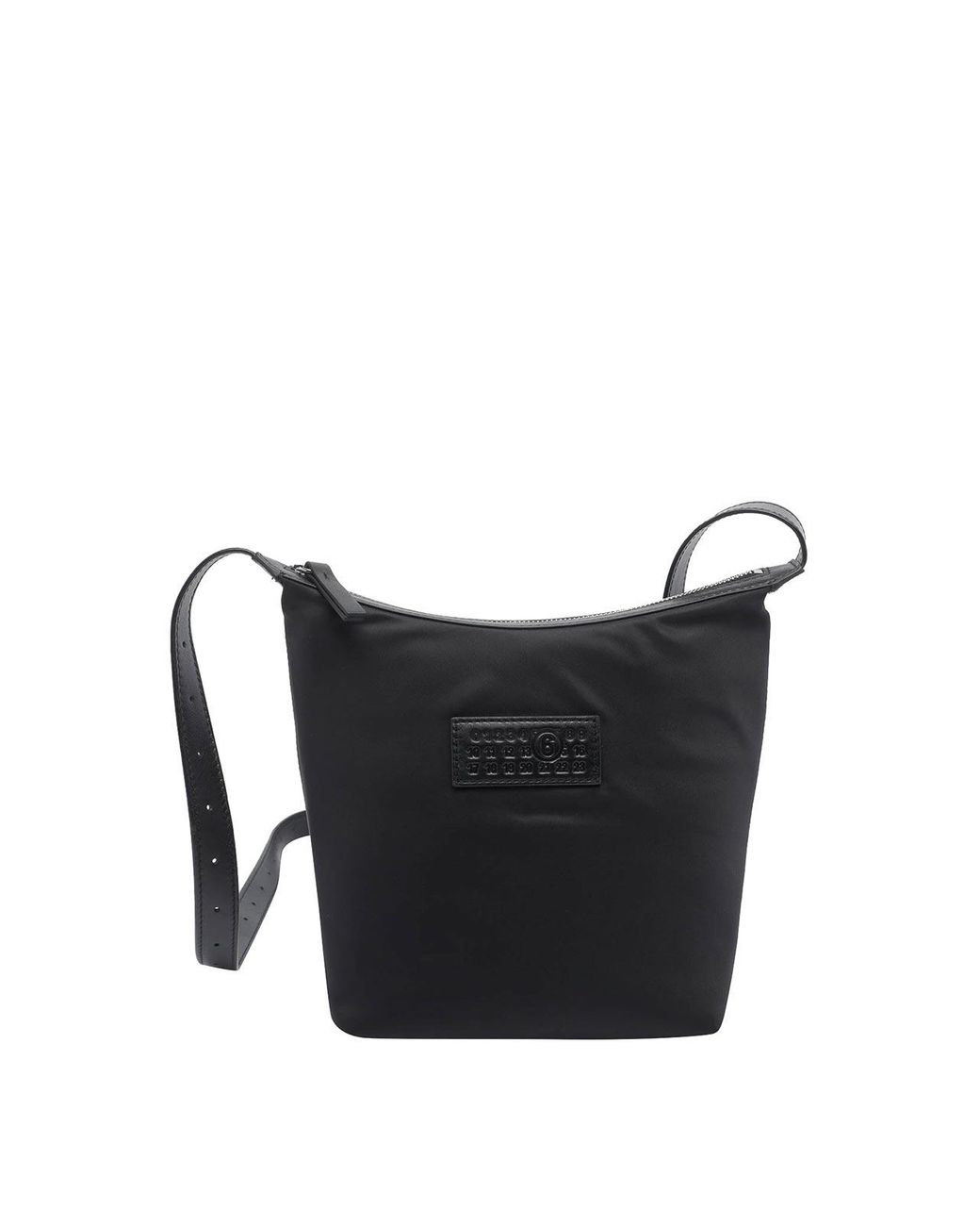 MM6 by Maison Margiela Black Numeric Vertical Crossbody Bag for men