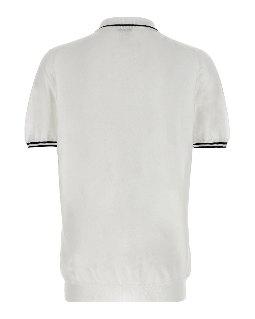 Kiton White Ciro Polo Shirt for men