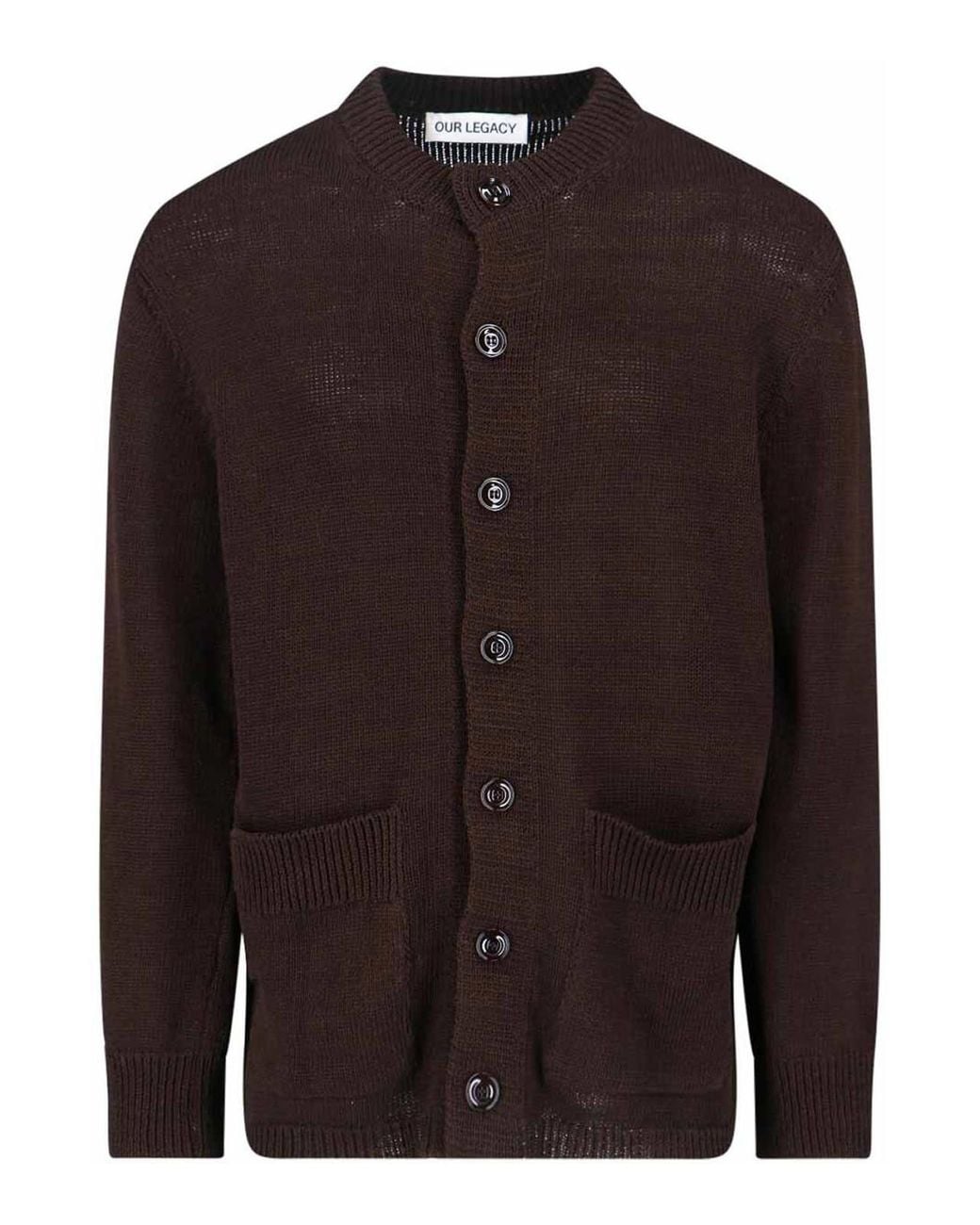 Our Legacy Brown Parlor Cardigan for men