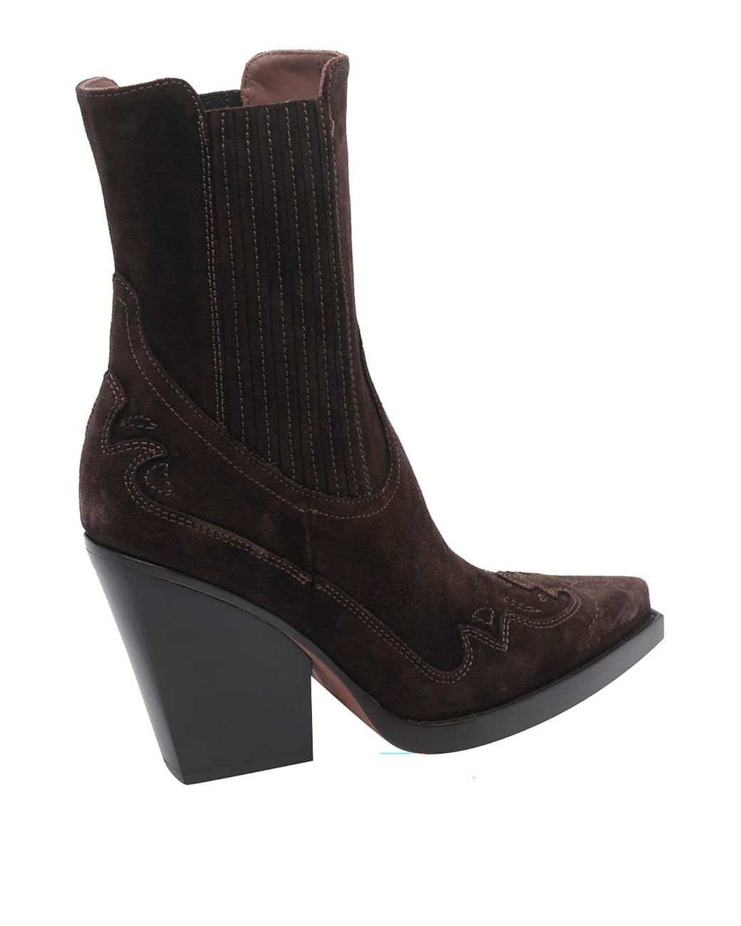 Paris Texas Black Dallas Texano Booties