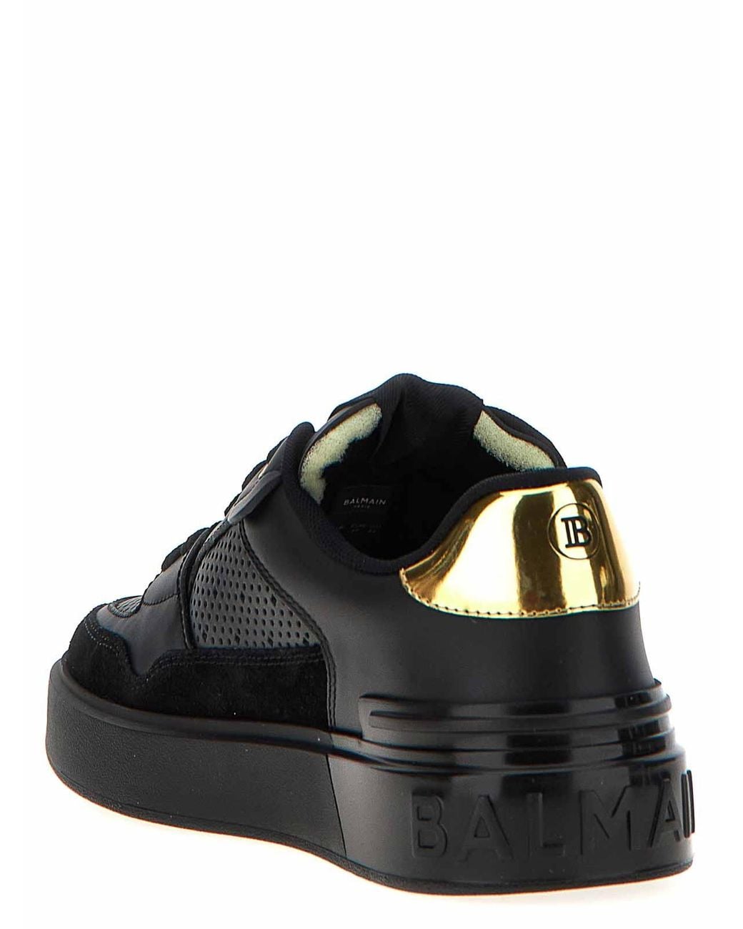 Balmain Black B-Court Flip Sneaker