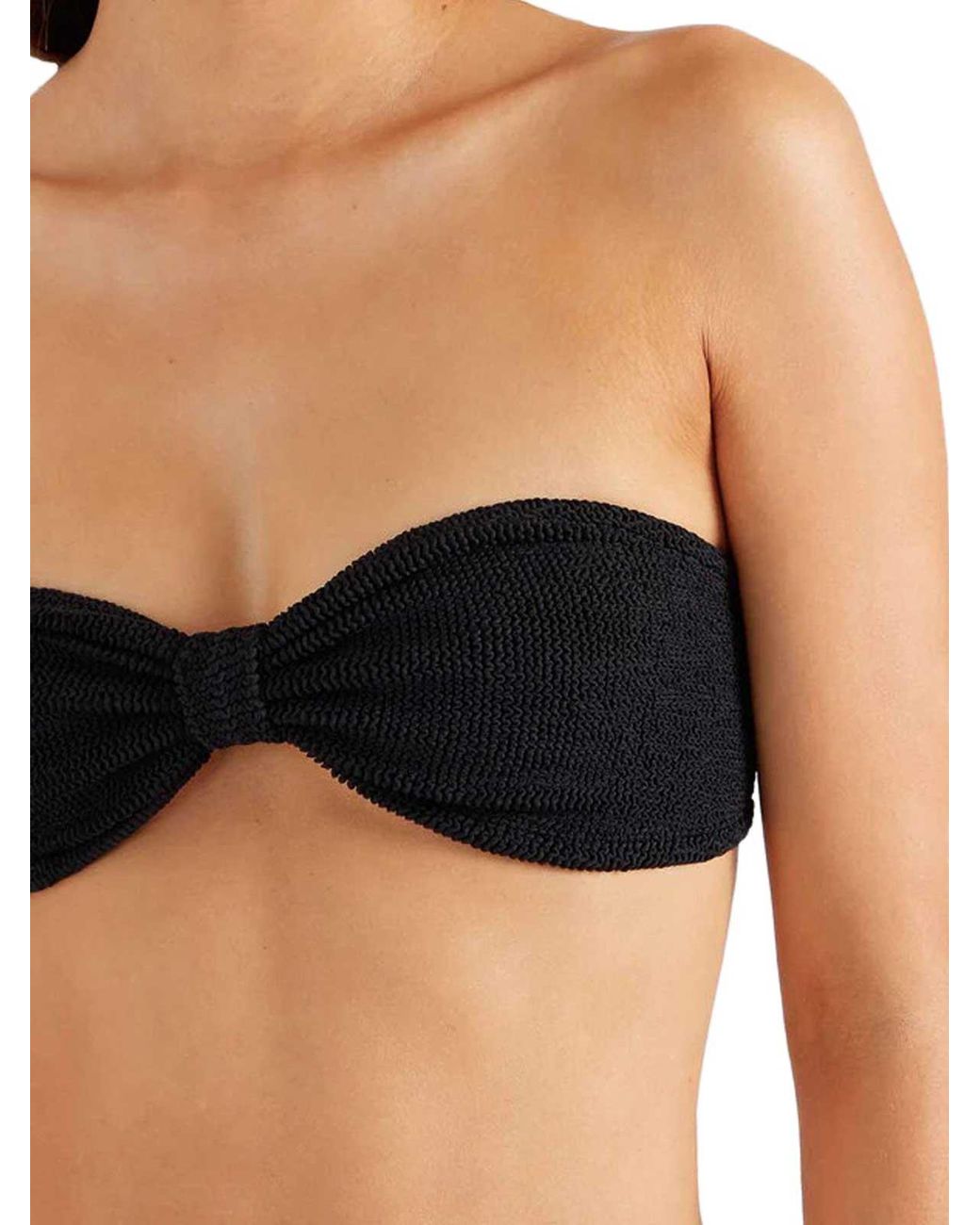 Hunza G Black Jean Bikini Bubblegum