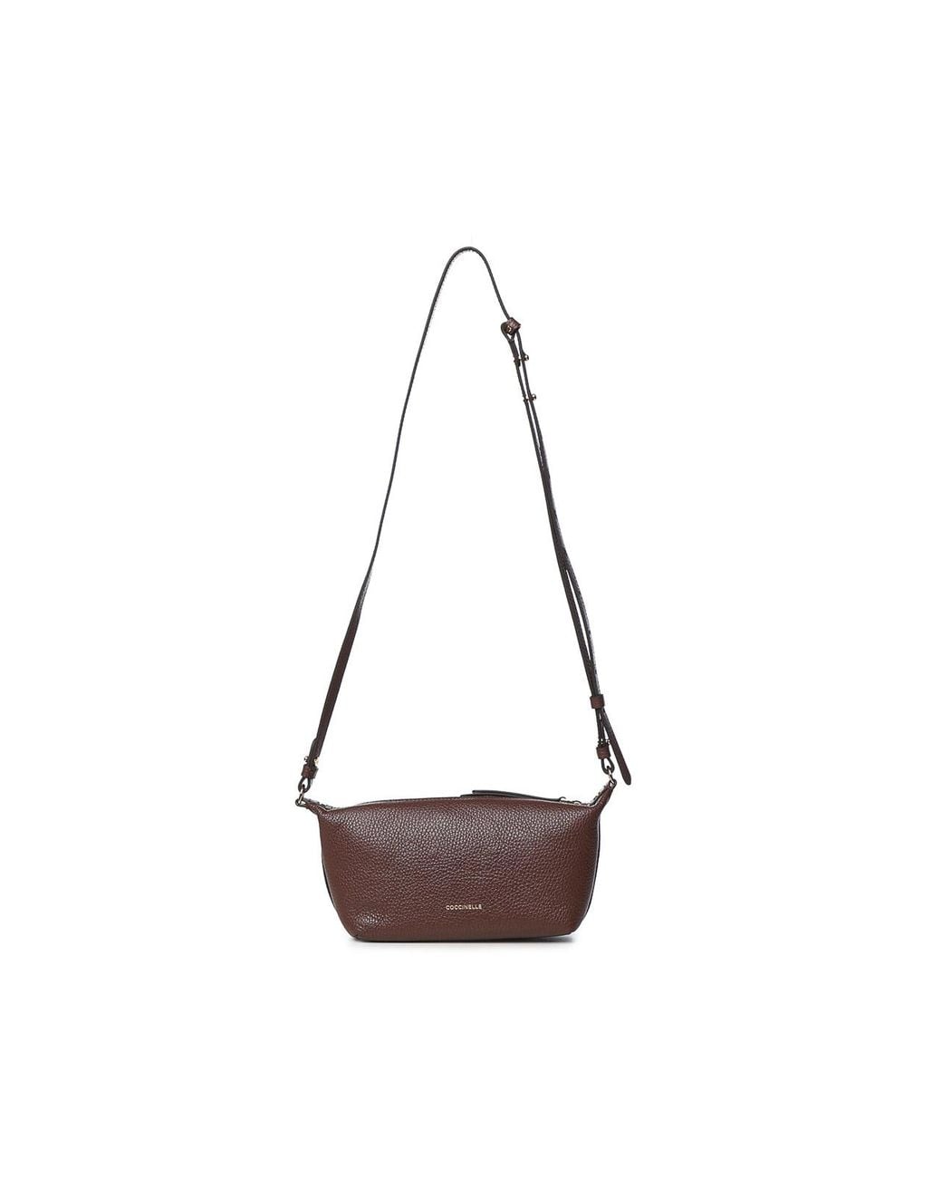 Coccinelle Brown Beat Generation Mini Leather Bag