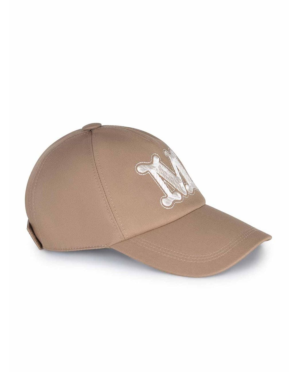 Max Mara Natural Hat Made Of Cotton