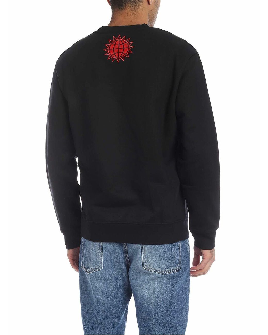 McQ Alexander McQueen Blue Sweatshirt With Mcq Patch for men