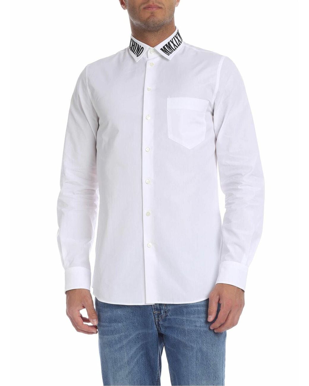 Moschino White Shirt Mmxix for men