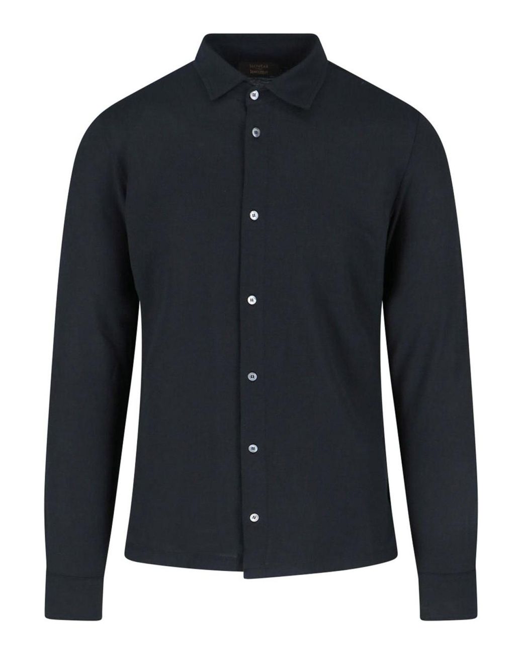 Zanone Blue Cotton Shirt for men