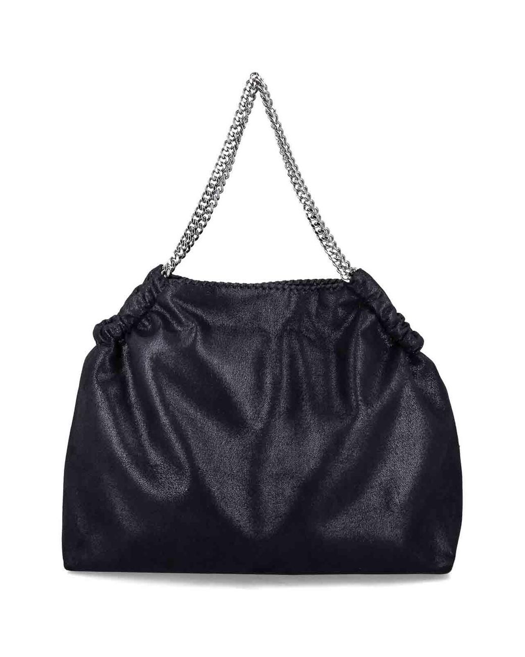 Stella McCartney Blue Falabella Drawstring Tote Bag