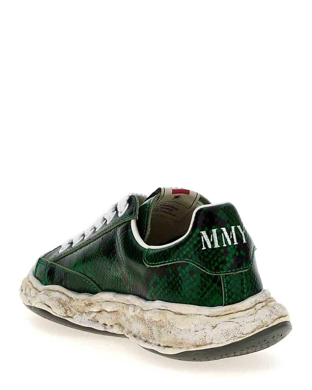 Maison Mihara Yasuhiro Green Sneakers for men