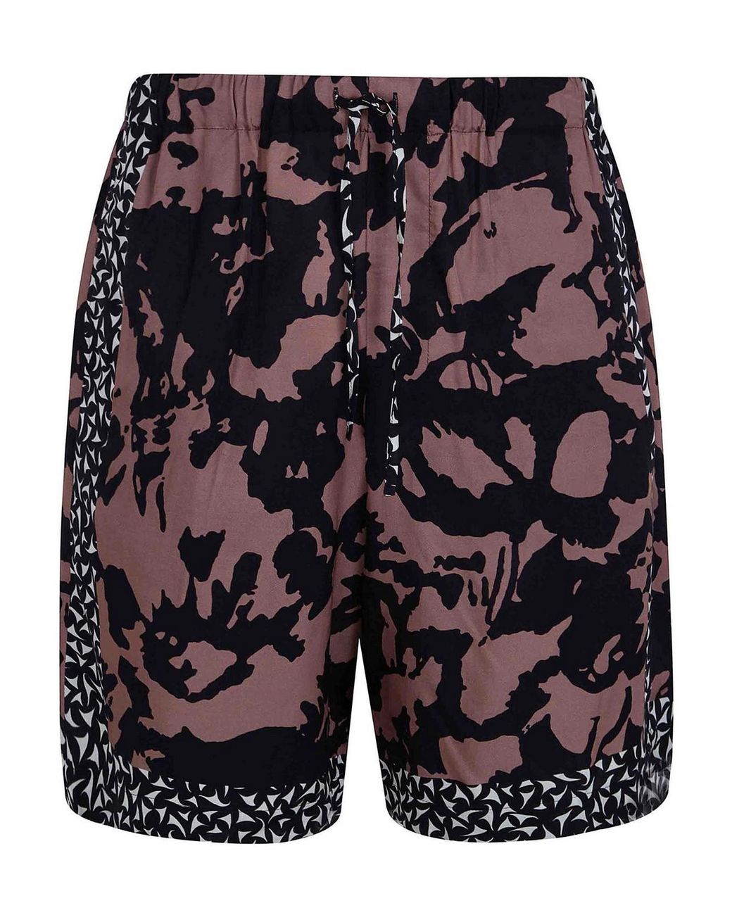 Dries Van Noten Blue Piperi Printed Shorts for men