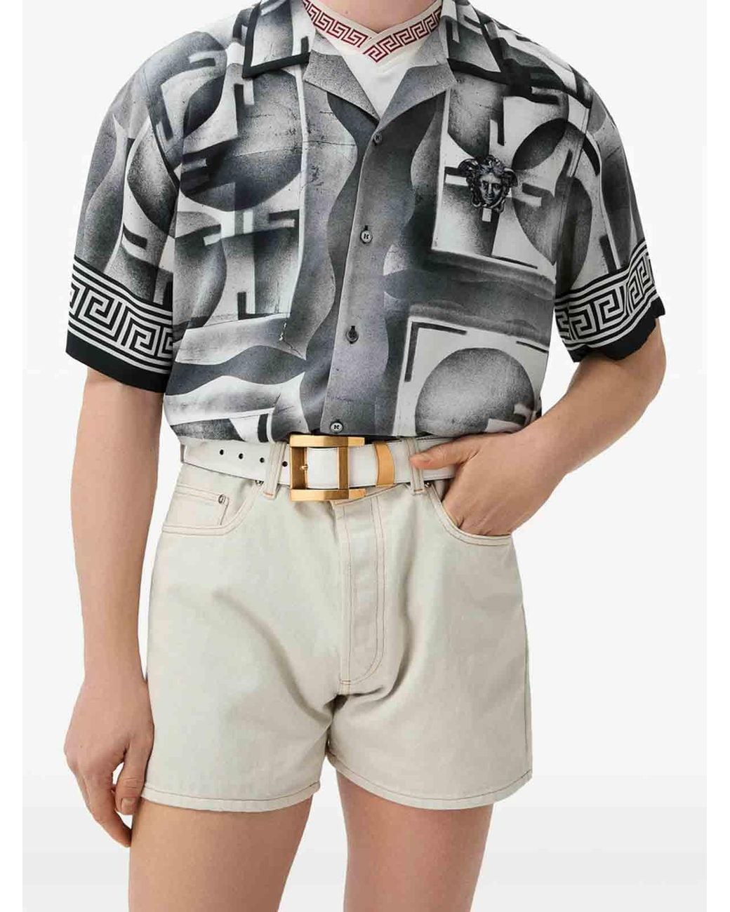 Versace Gray Shirt for men