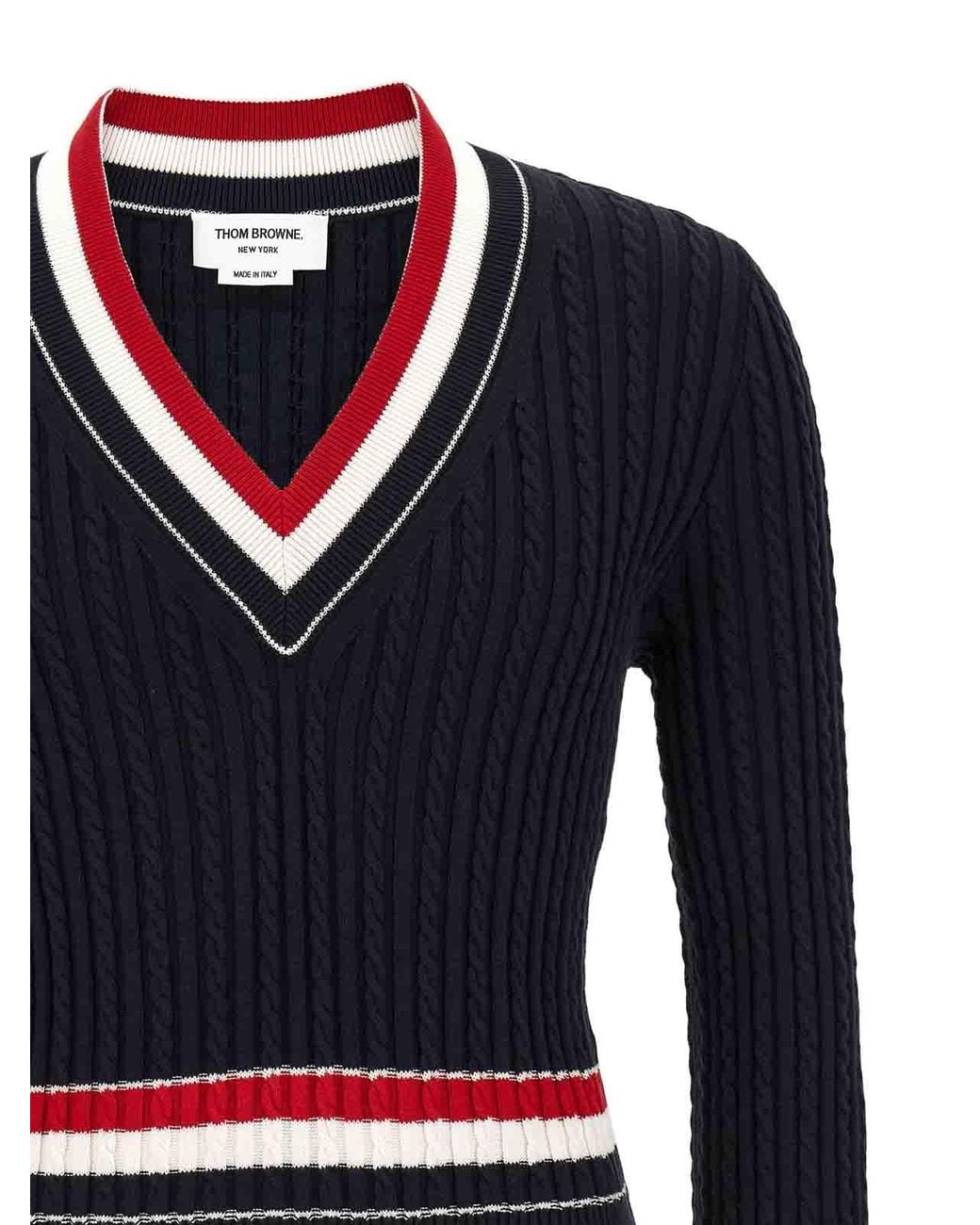 Suéter Cuello Redondo Thom Browne de hombre de color Blue