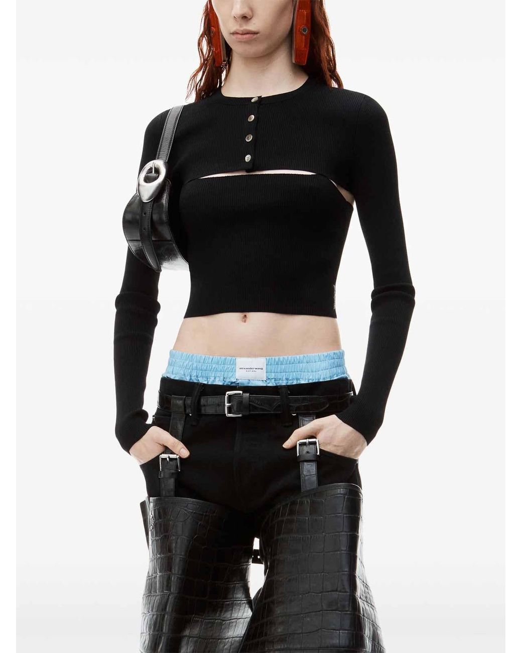 Alexander Wang Black Cardigan