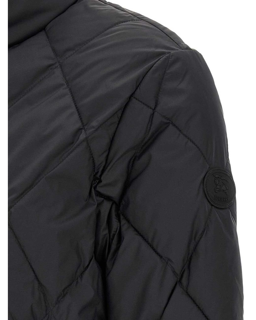 Burberry Black Bramford Technical Jacket