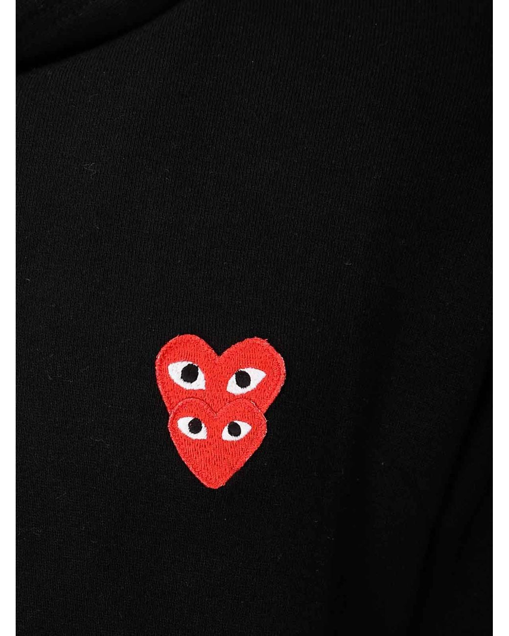 Comme des Garçons Black Sweatshirt Double for men