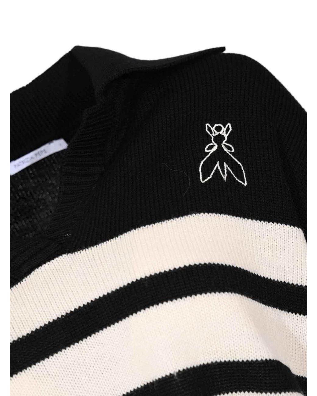 Patrizia Pepe Black Polo Sweater
