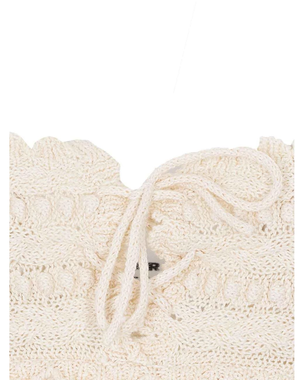 Isabel Marant Natural Neves Knit Top