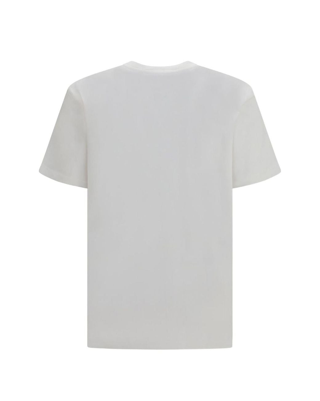 DSquared² White Metal D2 Upside Down Cotton T-Shirt for men