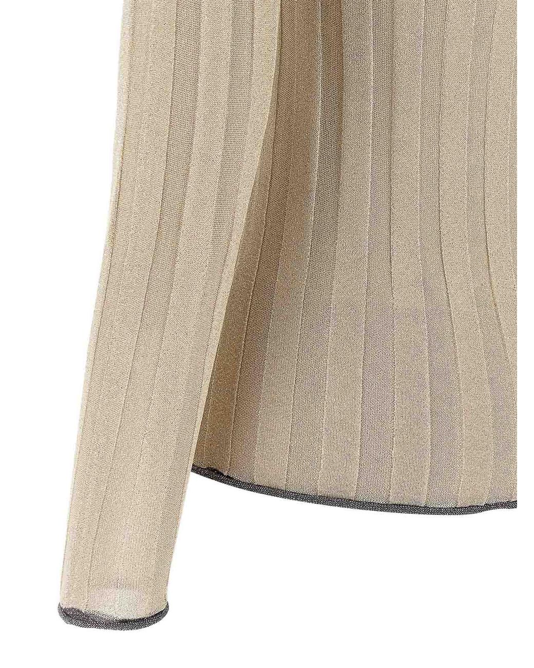 Fabiana Filippi Natural Lurex Sweater