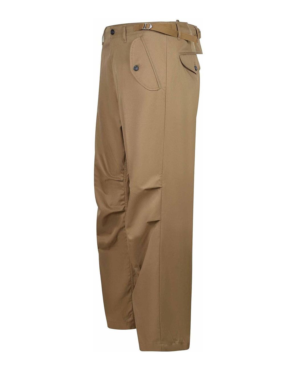 DSquared² Natural Trousers Made Of Cotton for men