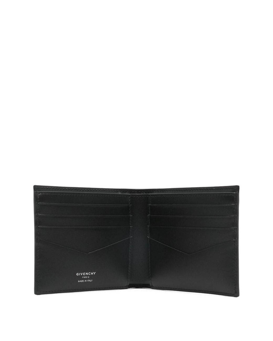 Givenchy Black Leather Bifold Wallet for men