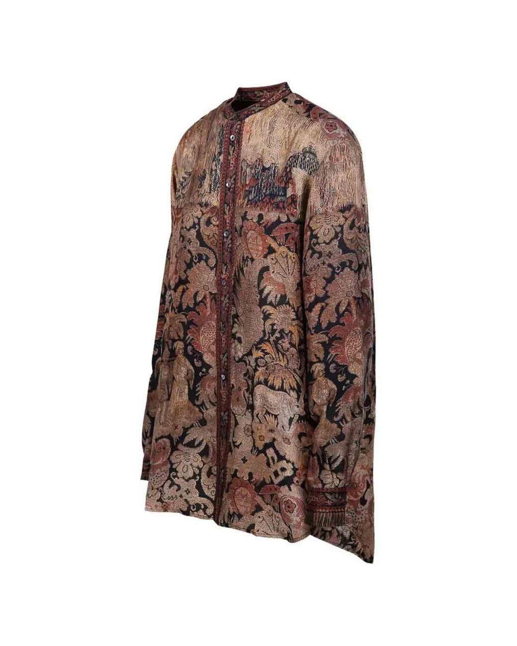 Pierre Louis Mascia Brown Aloe Shirt