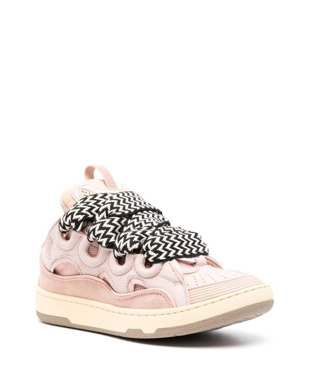 Lanvin Pink Curb Sneakers