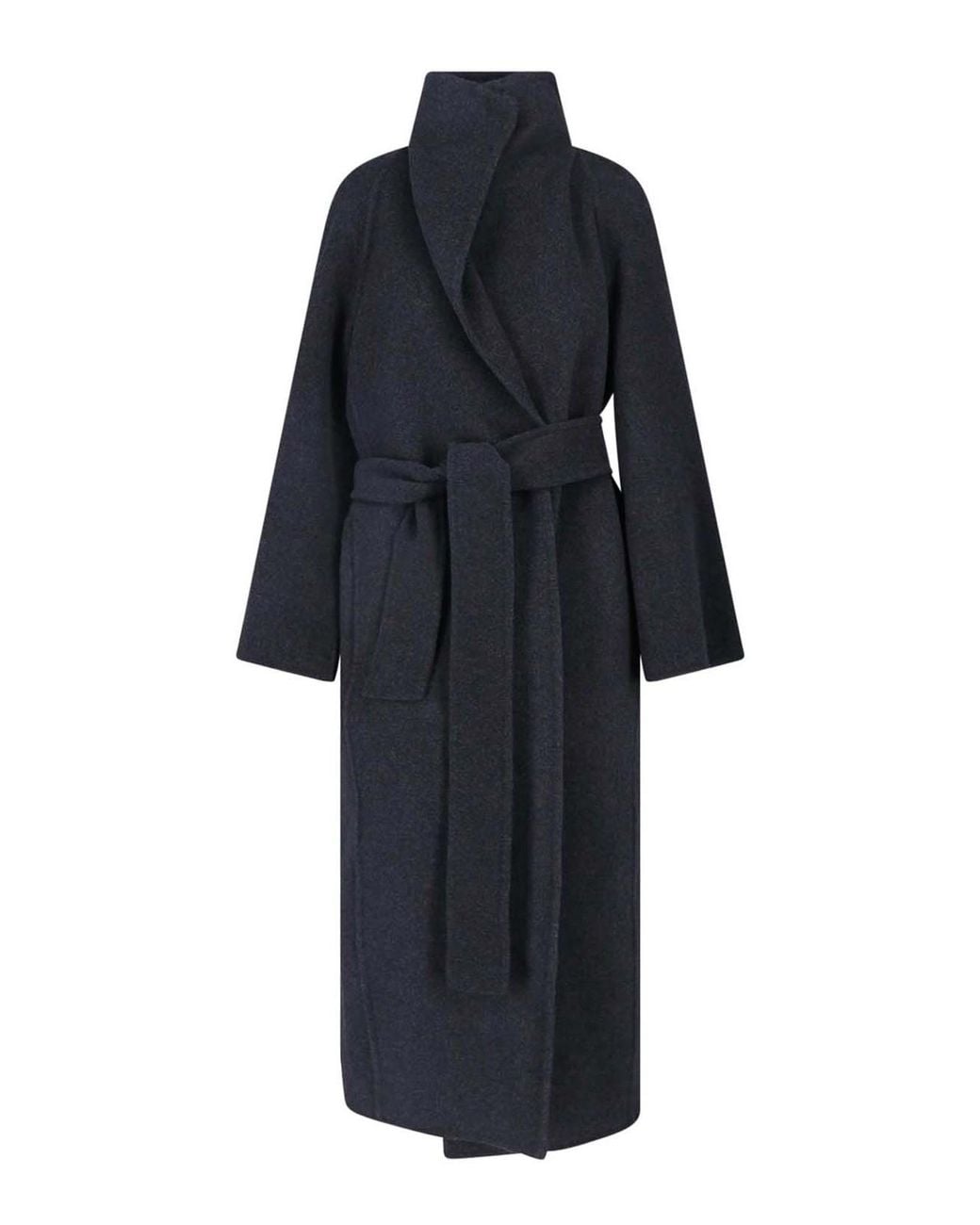 Khaite Blue Wool Coat