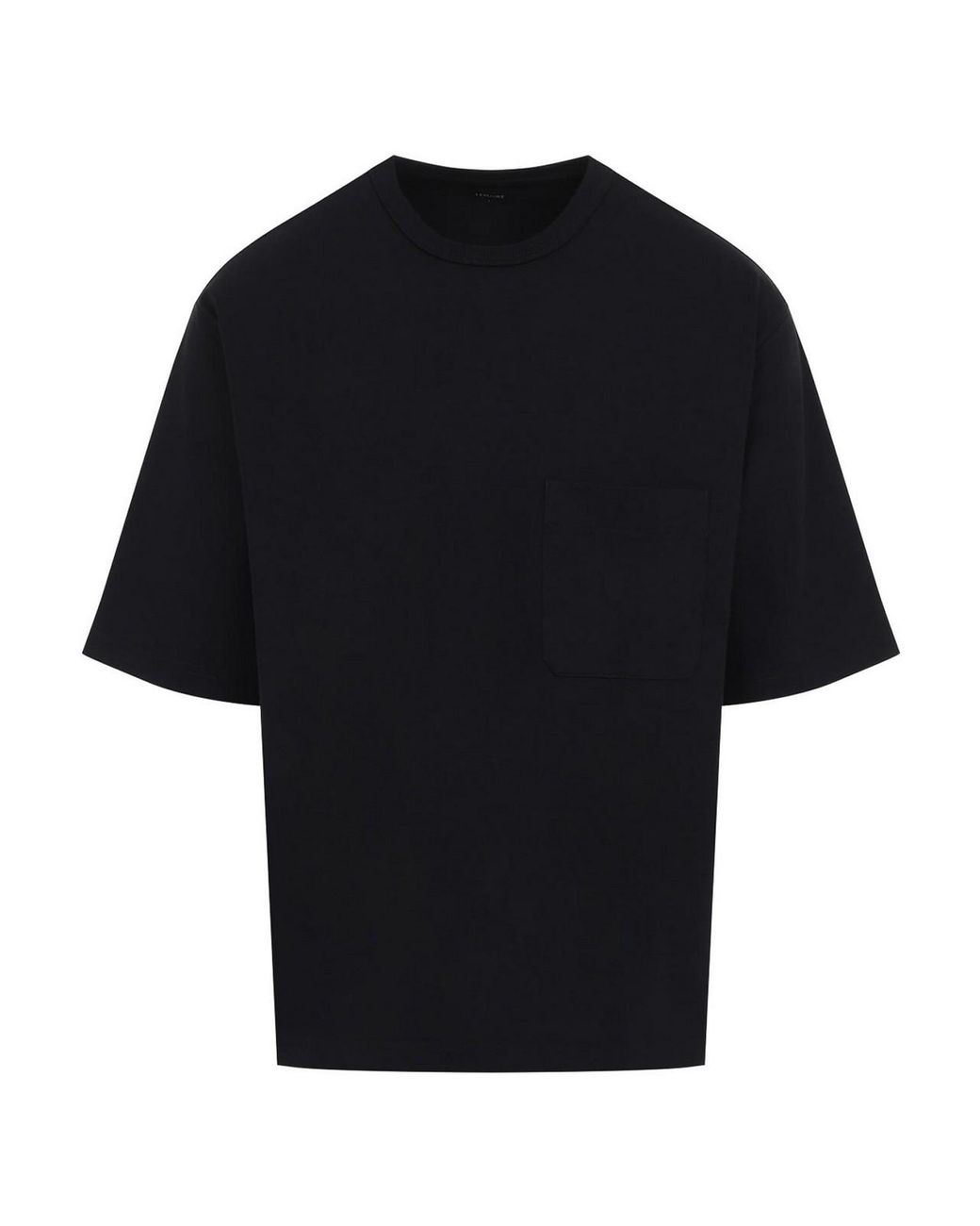 Lemaire Black Boxy T-Shirt for men