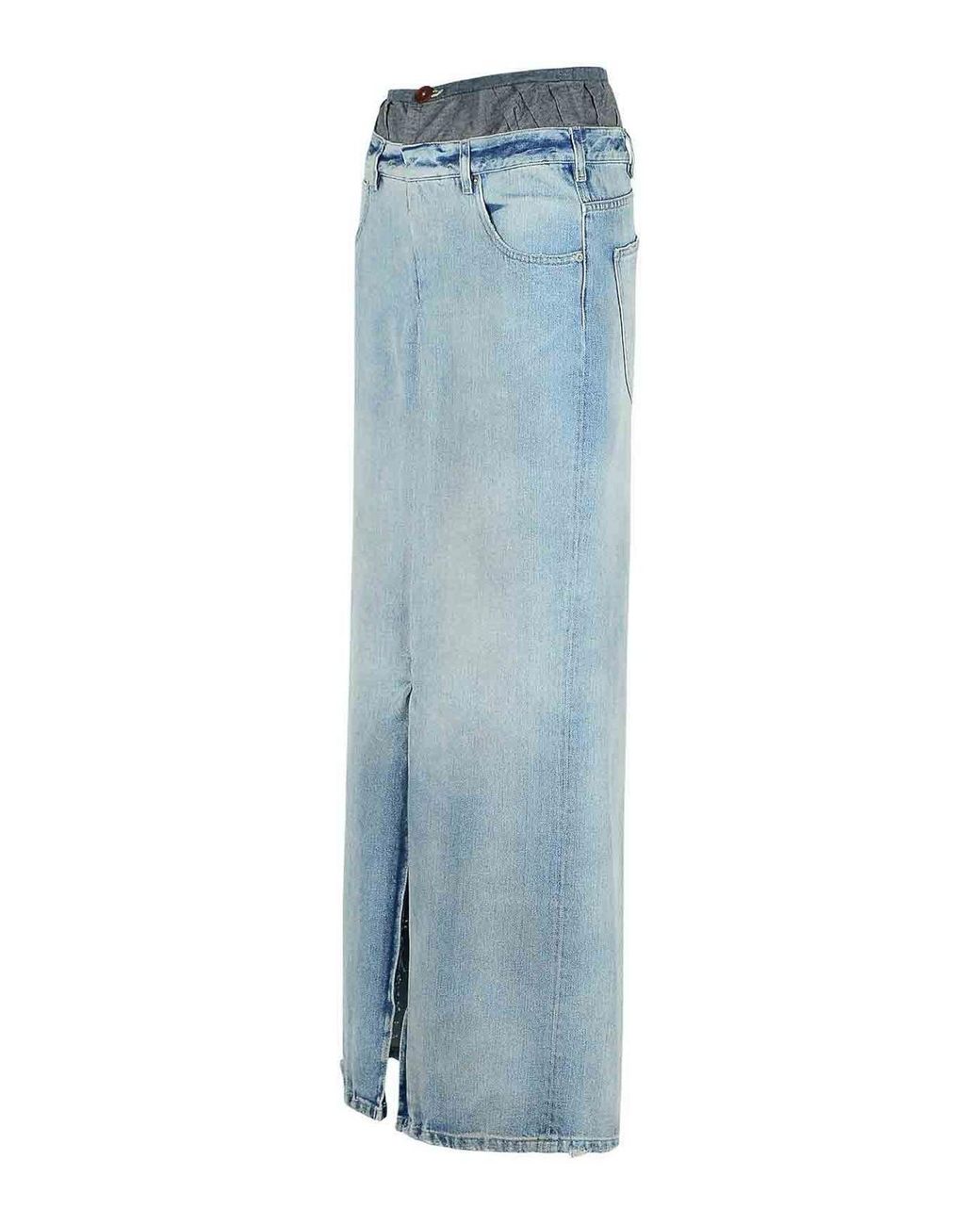Maison Margiela Blue Denim Skirt