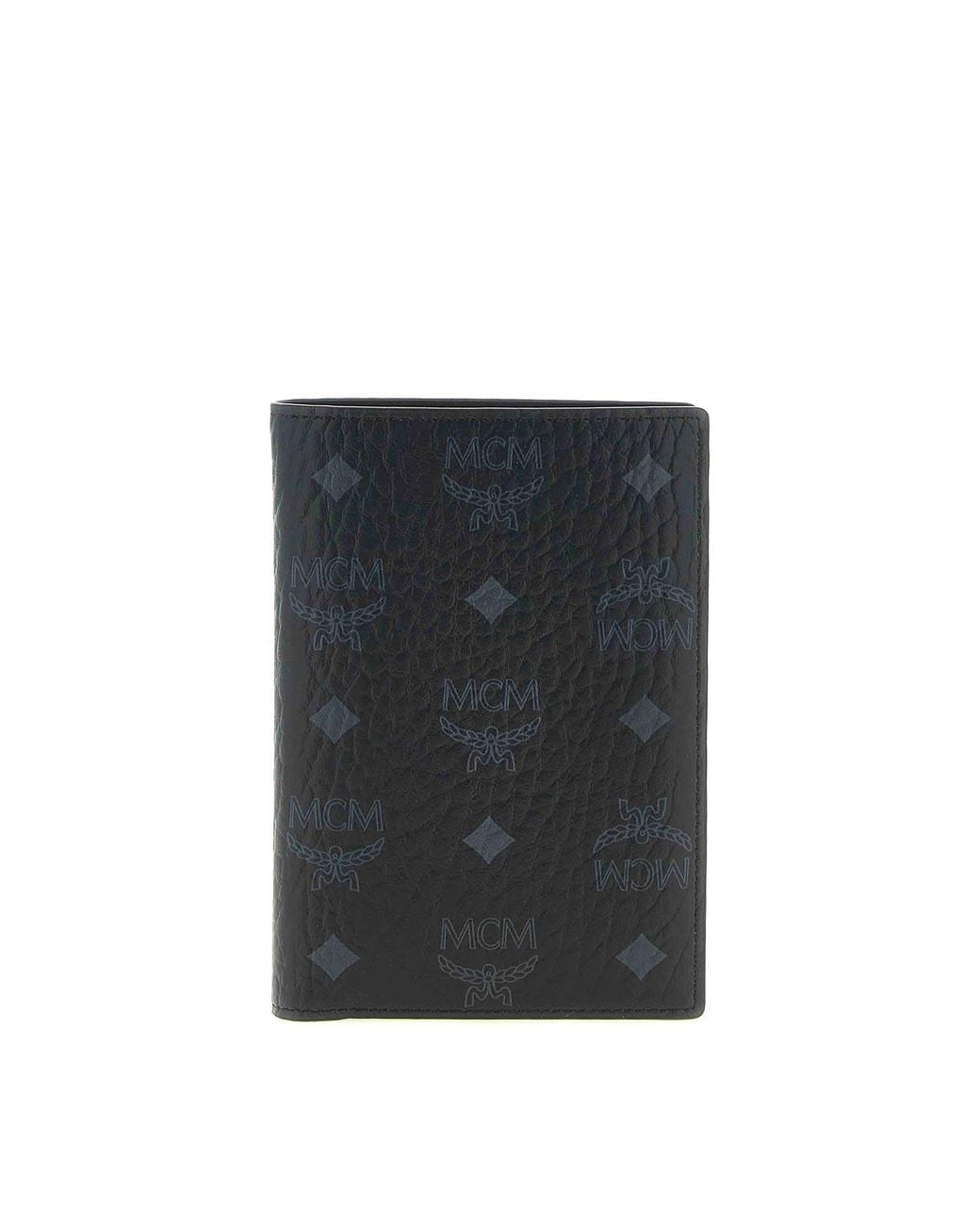MCM Black Passport Holder for men