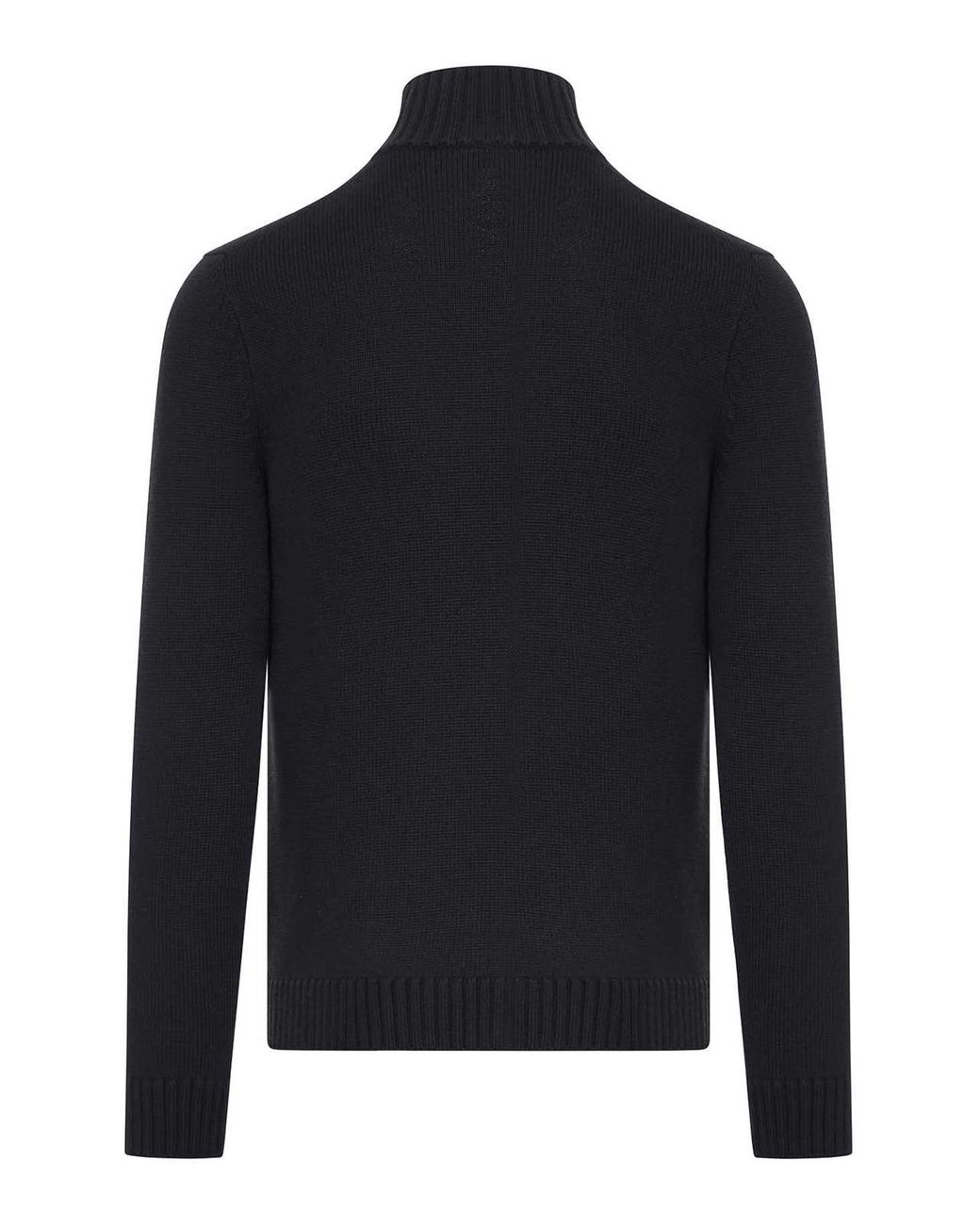Nome Blue High Neck Cardigan for men