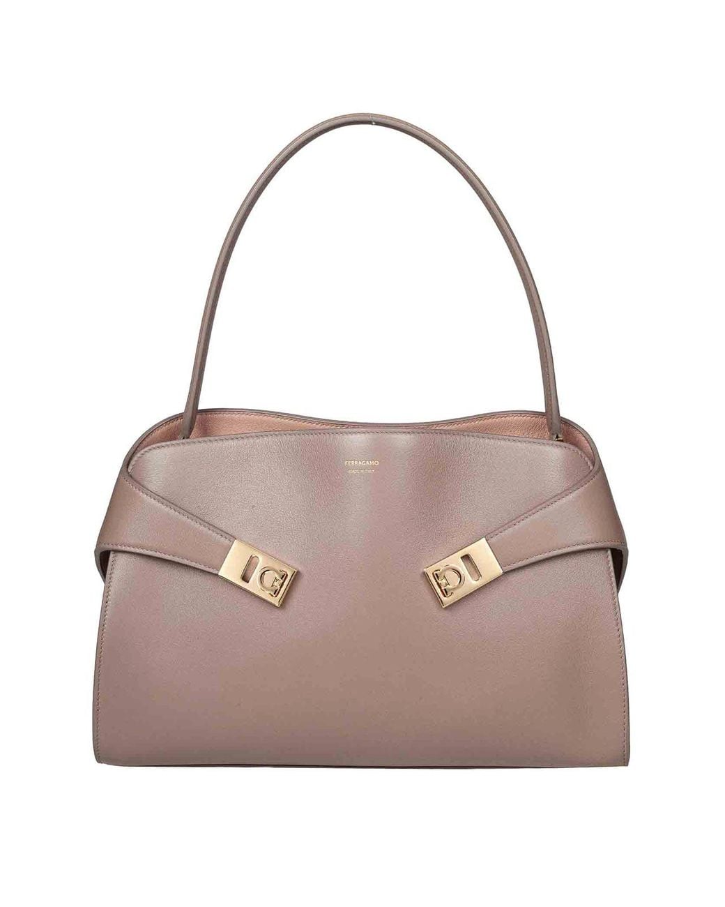 Ferragamo Pink Hug Sh S Shoulder Bag