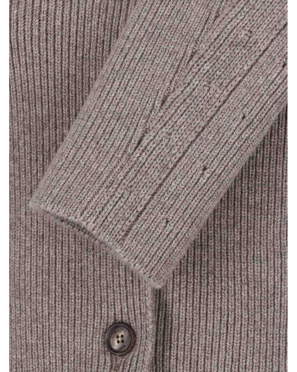Malo Brown Cashmere Cardigan