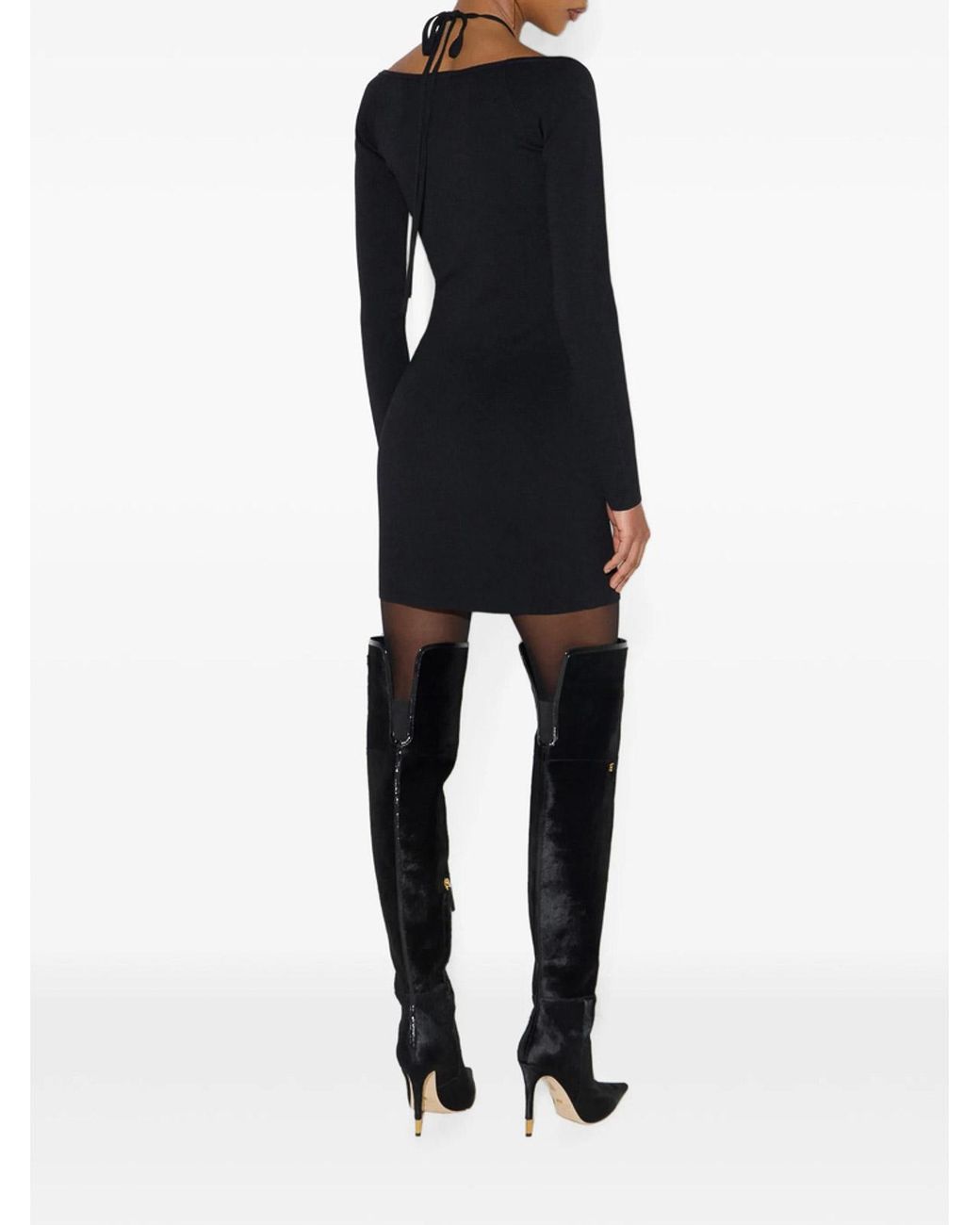 Elisabetta Franchi Black Dress