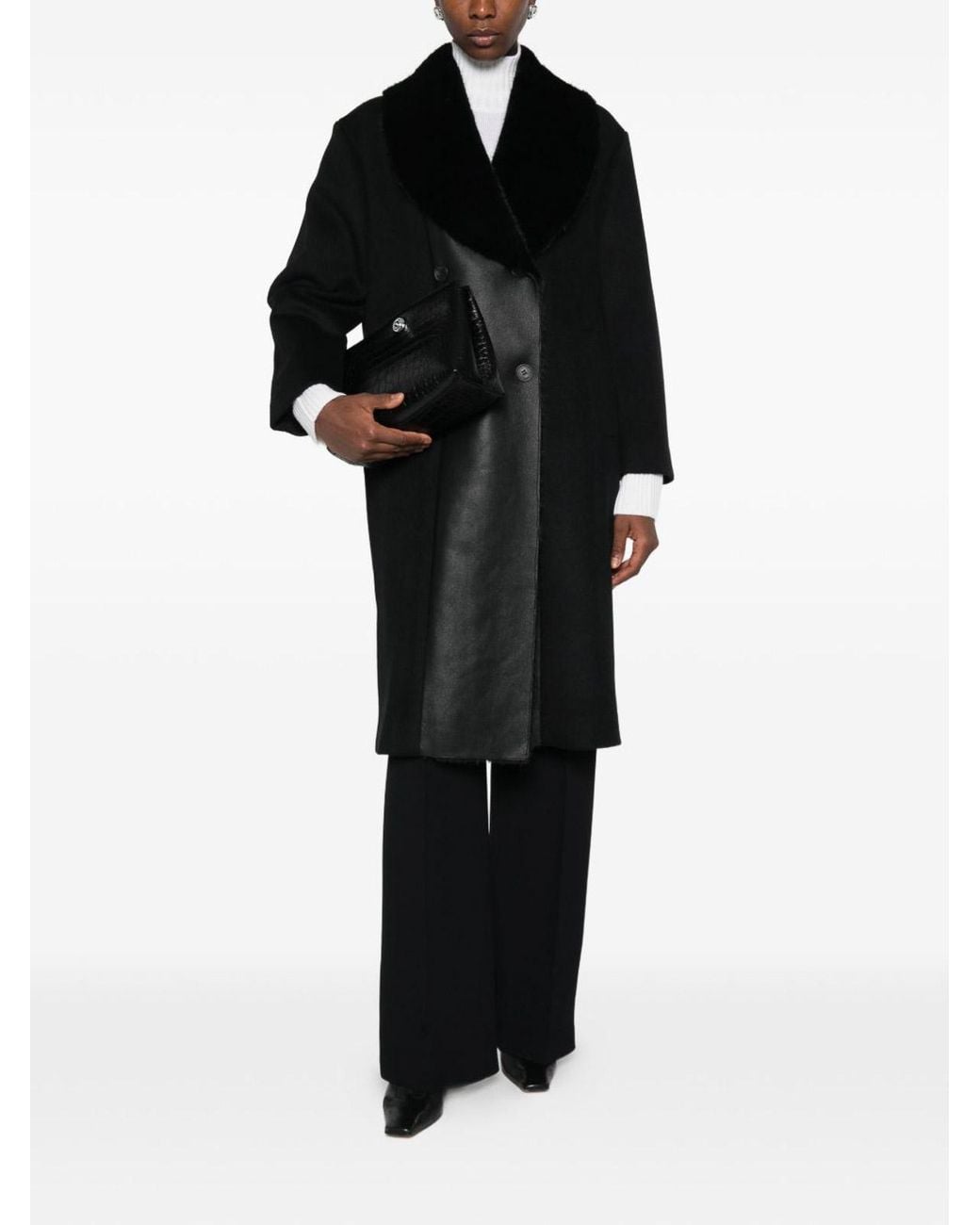 Twinset Black Coat