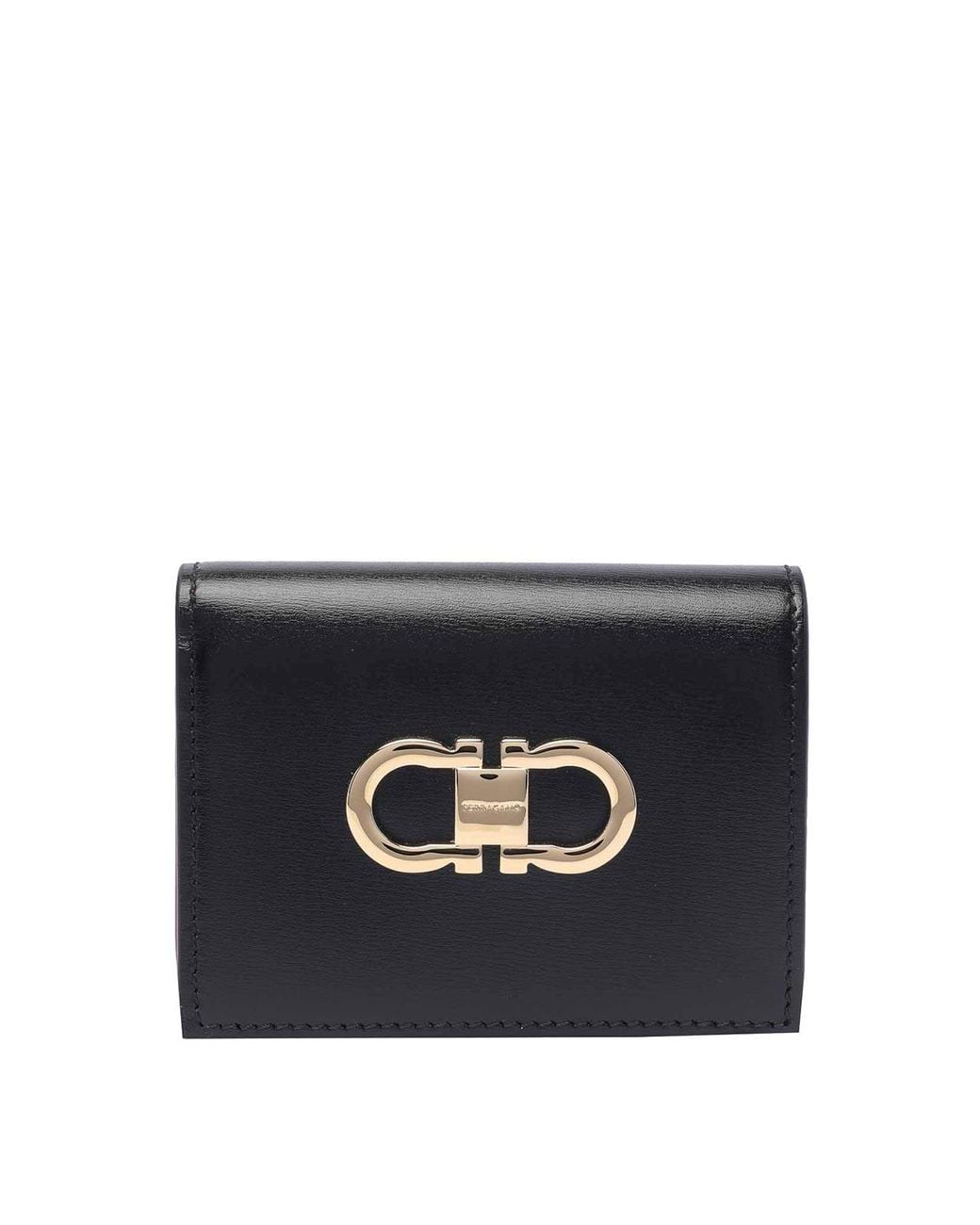 Ferragamo Black Gancini Wallet