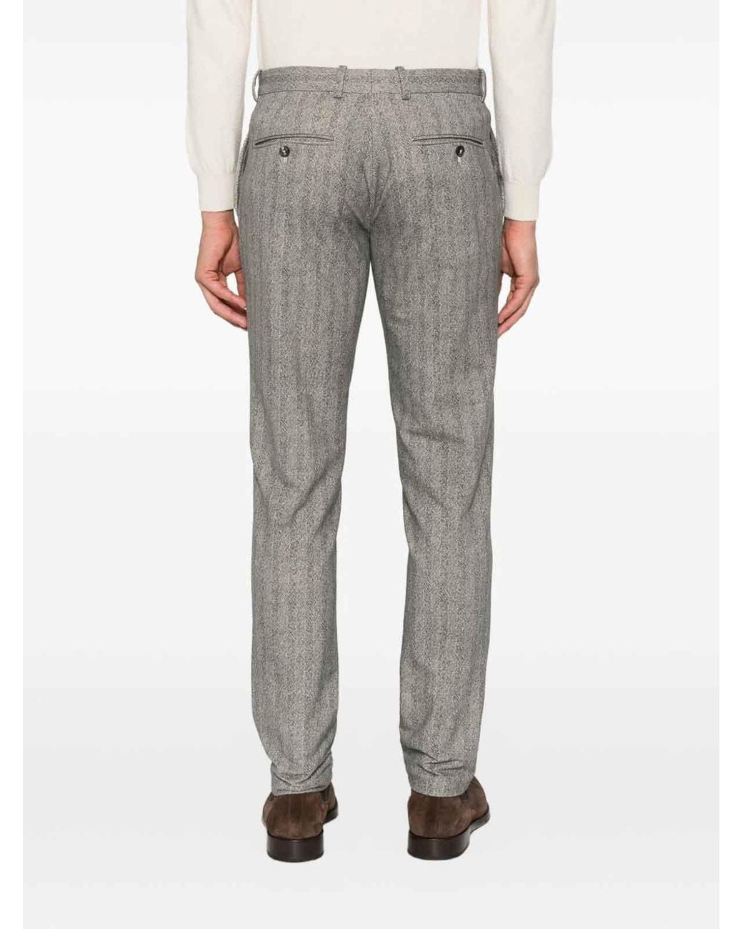 Circolo 1901 Gray Tailored Trousers for men