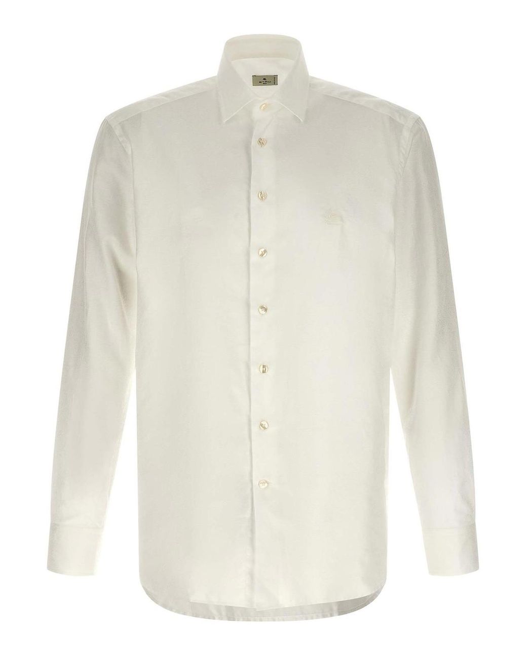 Etro White Paisley Shirt for men