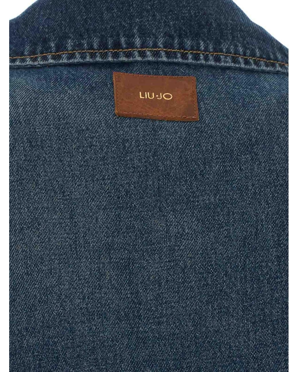 Liu Jo Blue Denim Trench
