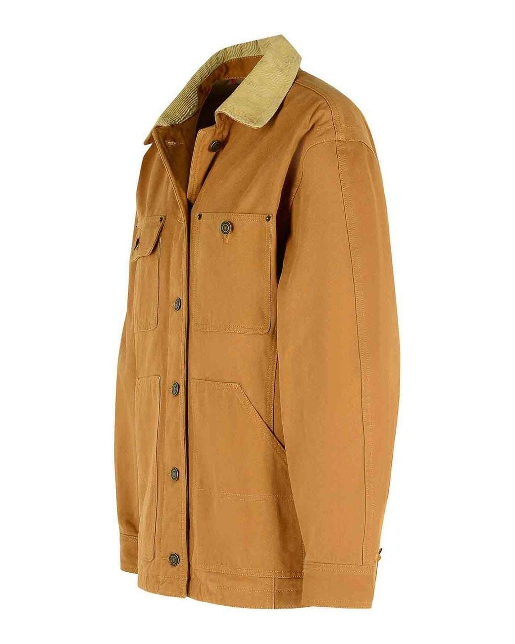 Isabel Marant Orange Ninon' Cotton Cognac Jacket